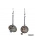 Boucles d'oreilles coeur de montre