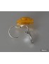 Boucles d'oreilles petits carrés - jaunes - Lenita créatrice