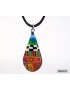 Pendentif goutte multi