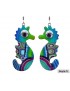 Boucles d'oreilles hippocampes